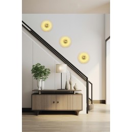 MOOSEE lampa ścienna ONDA złota