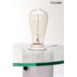 MOOSEE lampa stołowa PEAK MARBLE - marmur, metal, szkło