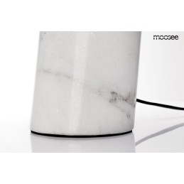 MOOSEE lampa stołowa PEAK MARBLE - marmur, metal, szkło