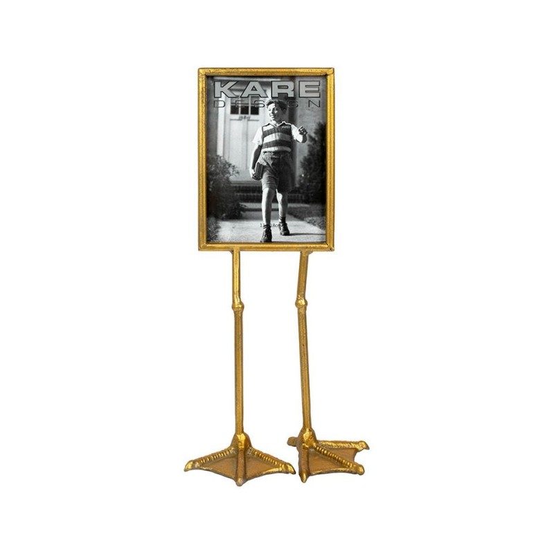 KARE ramka na zdjęcia DUCK FEET PIONOWA 13x18 cm złota