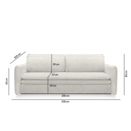 Sofa SENSE SLIM z funkcją spania - I grupa tkanin