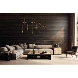 MOOSEE lampa wisząca GAVI A złota