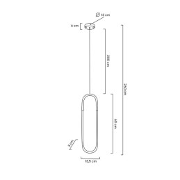 MOOSEE lampa wisząca PUZO S złota
