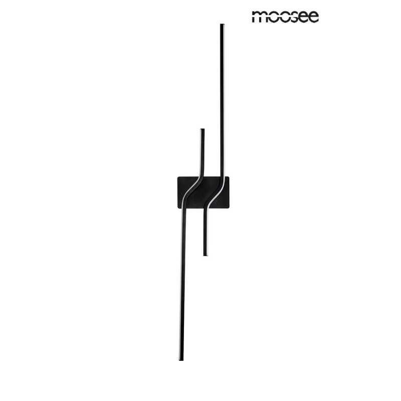 MOOSEE lampa ścienna ROCHE 100 czarna Moosee - 1