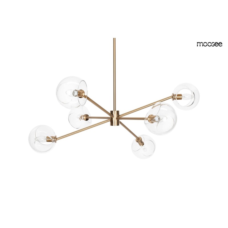 MOOSEE lampa wisząca AURA 6 złota Moosee - 1