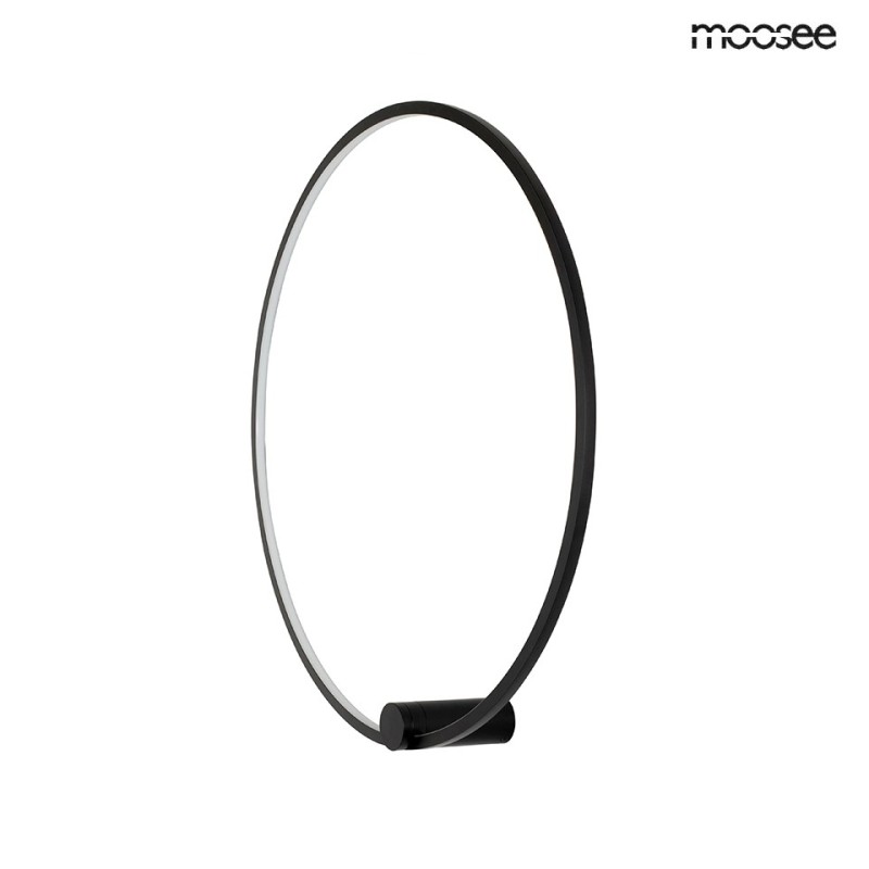 MOOSEE lampa ścienna HOOP 60 czarna Moosee - 1