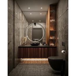 MOOSEE lampa ścienna HOOP 60 czarna Moosee - 8