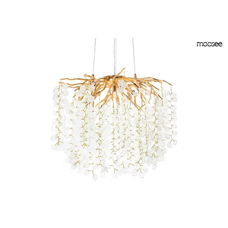 MOOSEE lampa wisząca RIVIERA 60 złota /   clear Moosee - 1