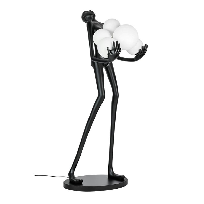 MOOSEE lampa podłogowa HUMAN PREMIUM -    włókno szklane, szkło King home - 1