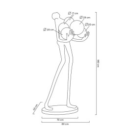 MOOSEE lampa podłogowa HUMAN PREMIUM -    włókno szklane, szkło King home - 12