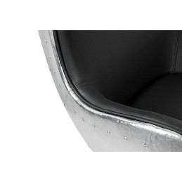 Fotel EGG AVIATOR PU czarny King home - 8