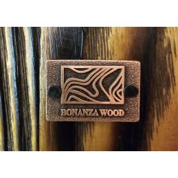 Drewniane krzesło beczka z tapicerka z ekoskóry BONANZA WOOD - 9