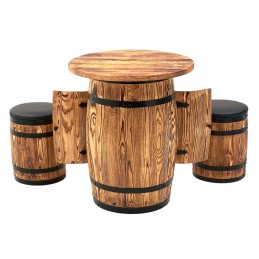 copy of Barek beczka drewniany 80x55 cm Bonanza Wood BONANZA WOOD - 7