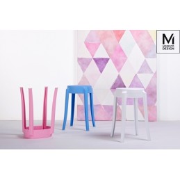 MODESTO Hocker CALMAR 46 weiß - Polypropylen Modesto design - 4