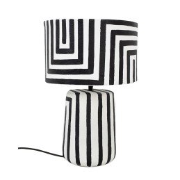 KARE lampa stołowa STRISCE 44 cm          biało-czarna Kare design - 1