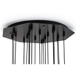 Lampa wisząca FLUSSO 20 czarna King home - 9