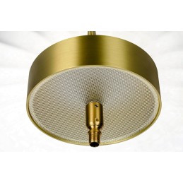 Lampa wisząca CHAPLIN 200 mosiądz - LED, szkło King home - 5