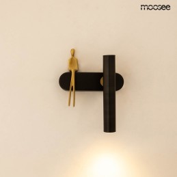 MOOSEE lampa ścienna BOY TUBE R czarna Moosee - 2