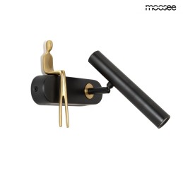 MOOSEE lampa ścienna BOY TUBE R czarna Moosee - 5