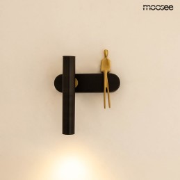 MOOSEE lampa ścienna BOY TUBE L czarna Moosee - 2