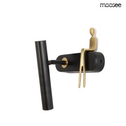MOOSEE lampa ścienna BOY TUBE L czarna Moosee - 6