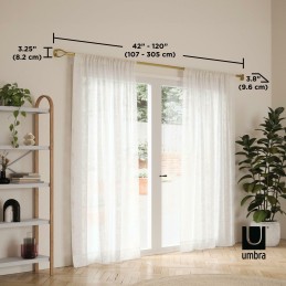 UMBRA karnisz LOOP 1 107 - 305 cm złoty Umbra - 9
