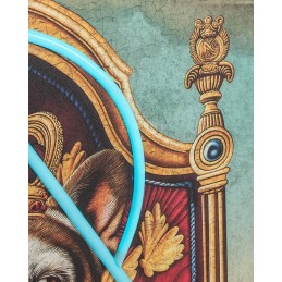 Obraz NEON BULLDOG 80x100 cm King home - 4