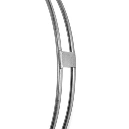 KARE zegar CLIP 60 srebrny Kare design - 5