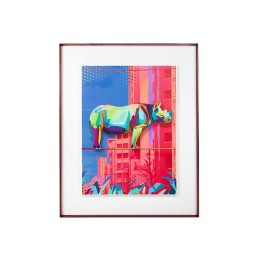 Obraz RHINO IN THE CITY 88x110 cm King home - 1