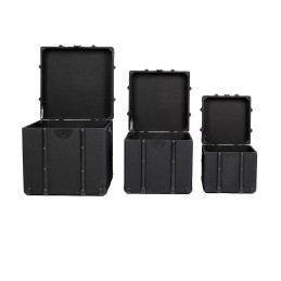 KARE zestaw skrzyń VOYAGE czarny Kare design - 2