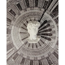 Obraz FISH EYE CITY 200x200 cm King home - 12