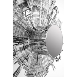 Obraz CRAZY WORLD 180x180 cm King home - 7