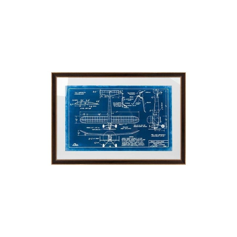 Obraz MECHANICAL PLANE 2 90x62 cm King home - 1