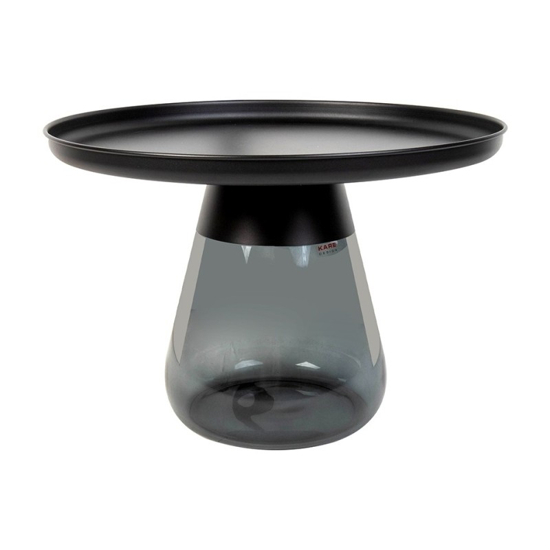 KARE stolik BOTTIGLIA SMOKE 60 czarny Kare design - 1