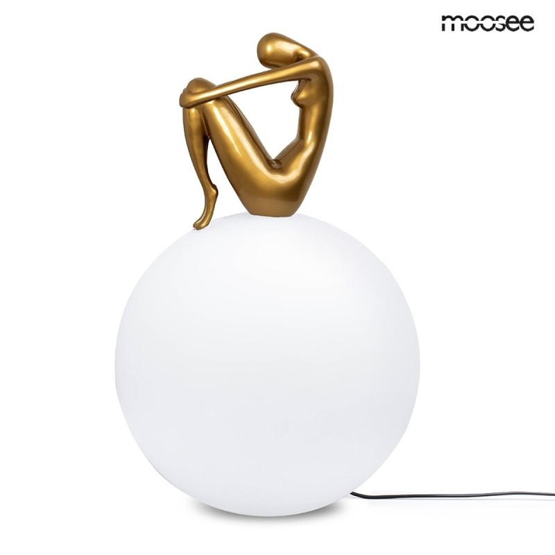 MOOSEE lampa podłogowa UOMO 35 złota Moosee - 1