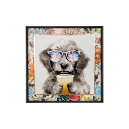 Obraz COFFEE DOG 100x100 cm King home - 1