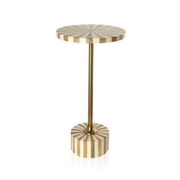 KARE stolik DOMERO CIRQUE 25 biało-złoty Kare design - 1