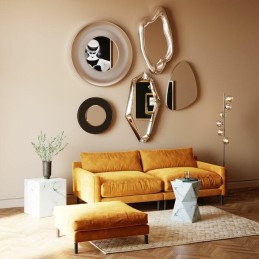 KARE lustro ścienne HOLOGRAM 117x68 cm srebrne Kare design - 6