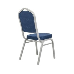 Krzesło bankietowe ARES niebieskie /      srebrne King home - 2