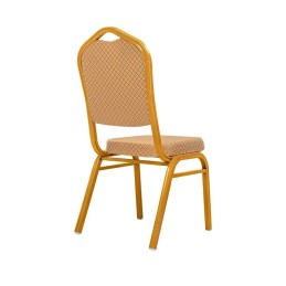 Krzesło bankietowe HERA beżowe / złote King home - 2