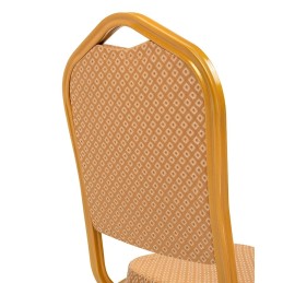 Krzesło bankietowe HERA beżowe / złote King home - 7