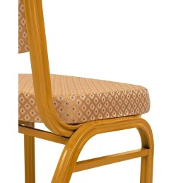 Krzesło bankietowe HERA beżowe / złote King home - 8