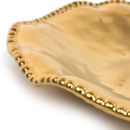 KARE komplet półmisków BELL 36 cm złoty   (2 sztuki) Kare design - 4