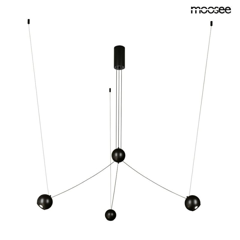 MOOSEE lampa wisząca OCTO 3 czarna Moosee - 1
