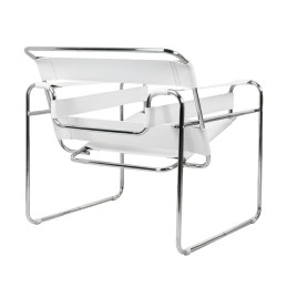 Fotel IVAN biały - ekoskóra King home - 2