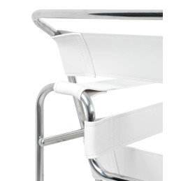 Fotel IVAN biały - ekoskóra King home - 6