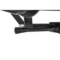 Fotel biurowy BODY PRESTIGE PLUS czarny  - skóra naturalna, aluminium King home - 7