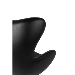 Fotel EGG SZEROKI PU czarny King home - 12