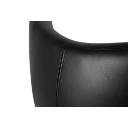 Fotel EGG SZEROKI PU czarny King home - 13