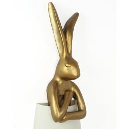 KARE lampa podłogowa RABBIT 150 cm biała  / złota Kare design - 2